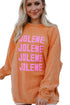 Ribbed Corduroy Oversized Sweatshirt